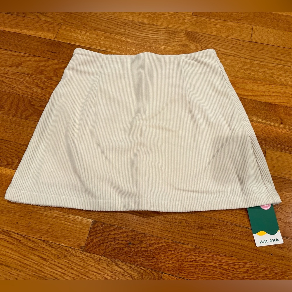 Cream HALARA Mini Skirt - Picture 4 of 4